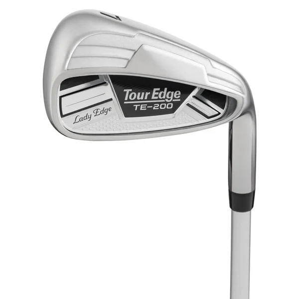 Image of Tour Edge Lady Edge TE-200 Women's Complete Set Black and Silver Iron