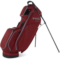 Ping Hoofer 14 Stand Bag | Deep Red / Pewter - Riverside Golf