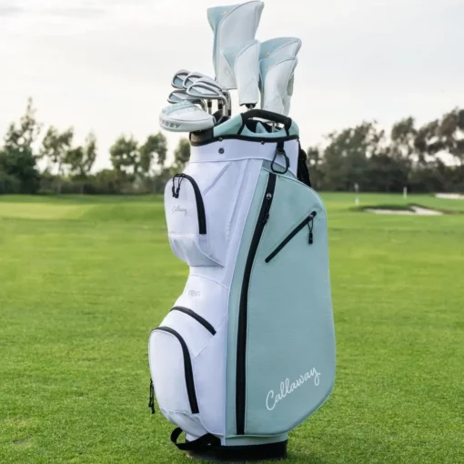 Callaway Women's REVA 11-Piece Cart Bag Complete Set | Peach