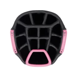 Image of Bagboy DG Lite 3 Cart Bag Silver, Pink and White Dots Top
