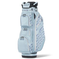 Image of Bagboy DG Lite III Cart Bag Powder Blue, White and Pineapple