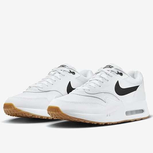 Nike Air Max 1 '86 OG G Men's Golf Shoes | White / Black / Gum