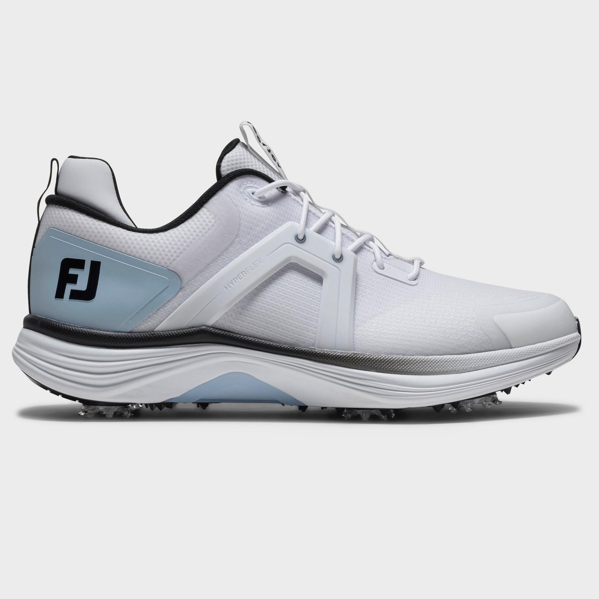 FootJoy Men's HyperFlex Golf Shoes | White / Blue / Black