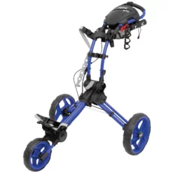 Image of Rovic QFC Quick Fold Compact Golf Push Cart Blue