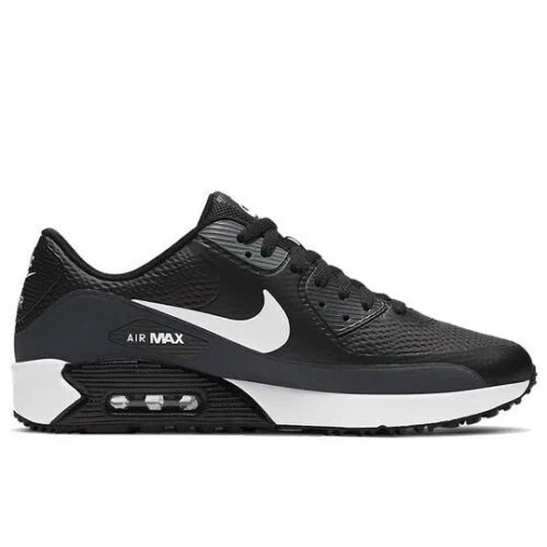 Nike Air Max 90 G Spikeless Golf Shoes | Black / White – Size 9