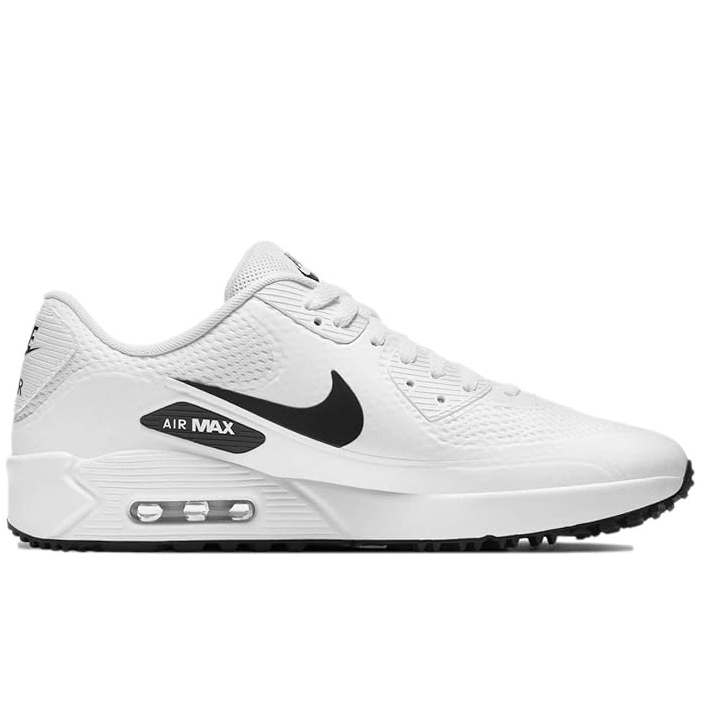 Nike Air Max 90 G Spikeless Golf Shoes | White / Black – Size 10