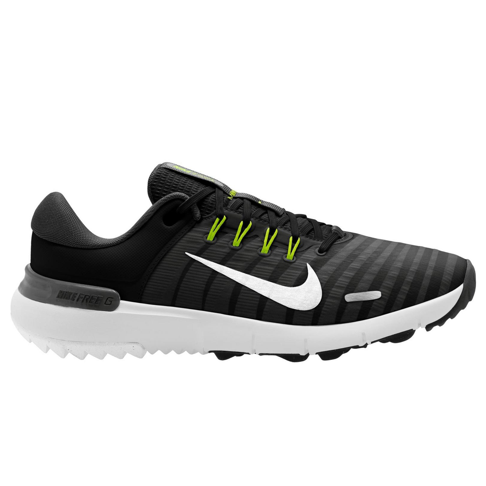 Nike Men's Free Golf Spikeless Golf Shoes | Black / White – Size 9, 10, 10.5 & 12