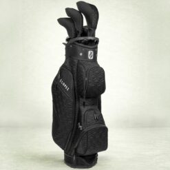 Image of 2026 Nancy Lopez Golf Signature 19 Piece Cart Bag Package Set Coal Black
