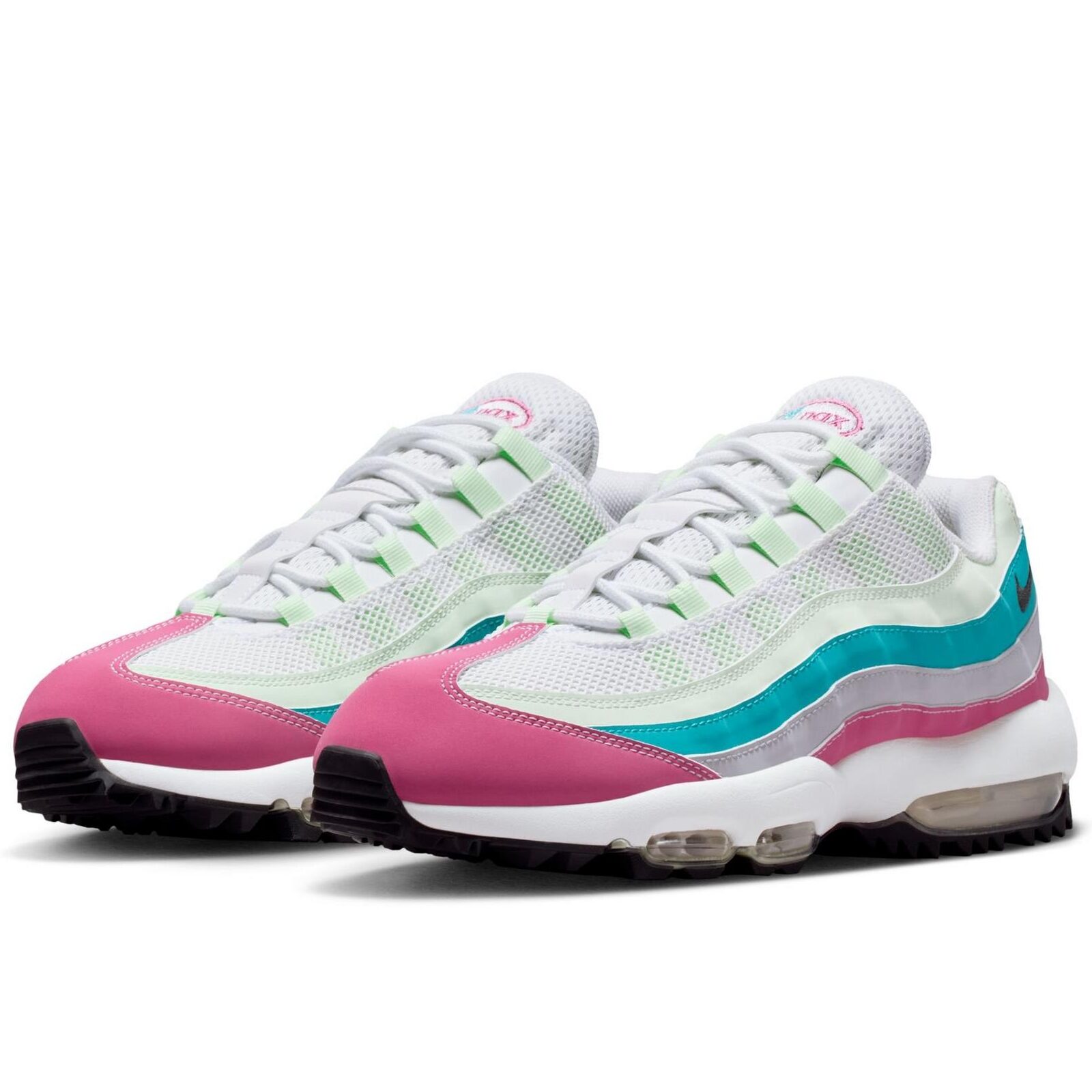 Nike Air Max 95 G Spikeless Golf Shoes | Peony / Anthracite / Volt