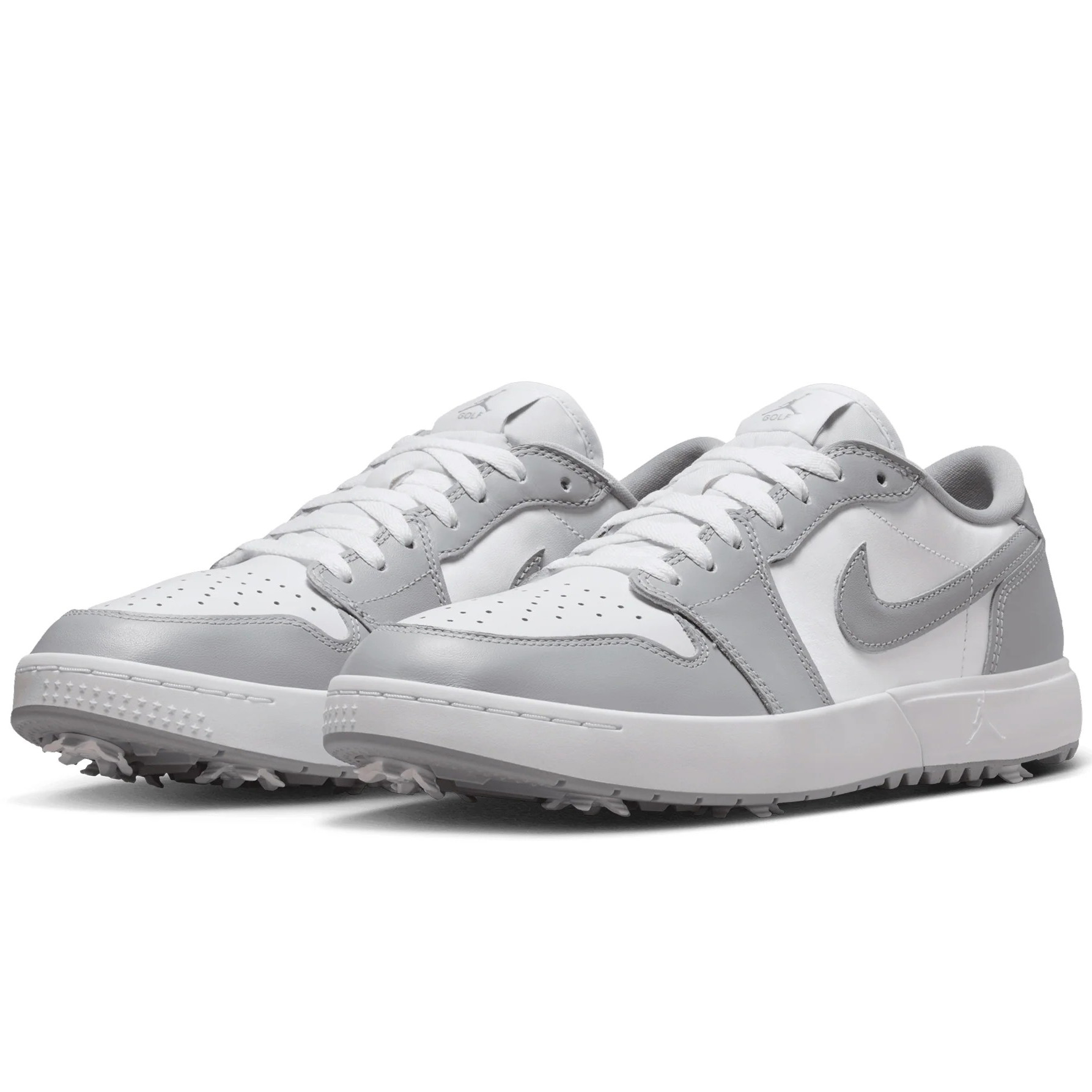 NIKE AIR JORDAN 1 LOW GOLF SPK スパイク 26 Nike Air Jordan 1 Low Spiked Golf Shoes | Wolf Grey / White