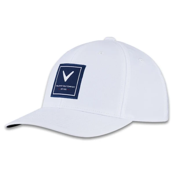 Callaway Rutherford Snapback Golf Hat | White / Navy – Previous Season Style (2024)