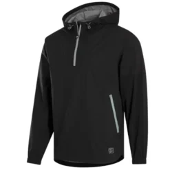 Image of Men's Footjoy Hydrolite X Rain Hoodie Black