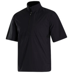 Image of Men's FootJoy Hydrolite X Short Sleeve Rainshirt Black