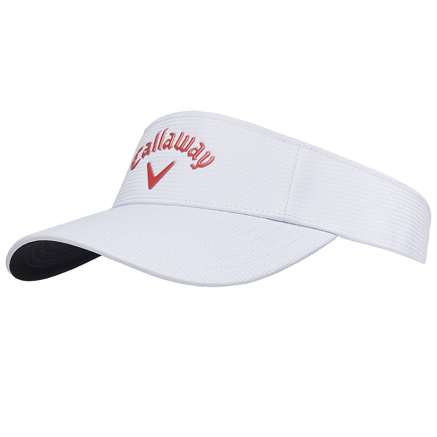 Callaway Women's Liquid Metal Visor | White/Dusty Rose (2024)