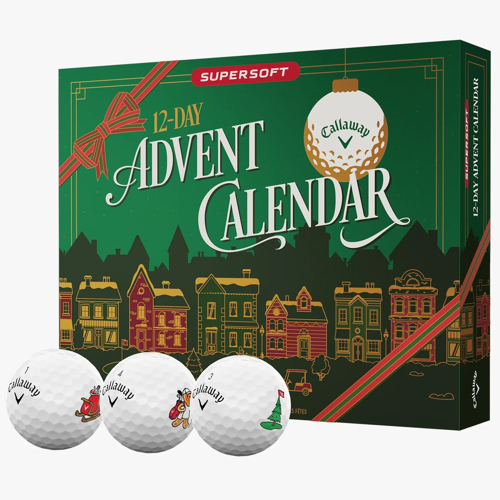 Callaway Supersoft Golf Balls | 12 Day Advent Calendar 2026 – Limited Edition – Dozen Pack